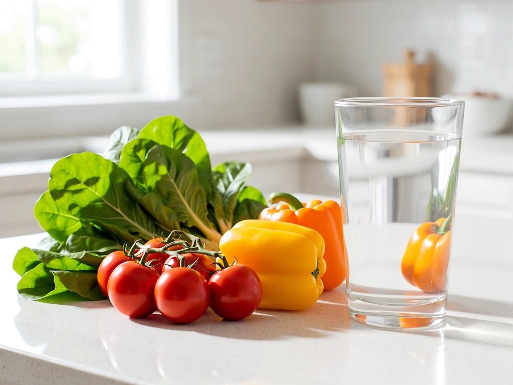 Frische gesunde Zutaten